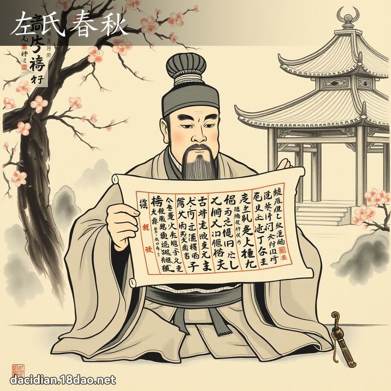 左氏春秋 - 國語大辭典配圖