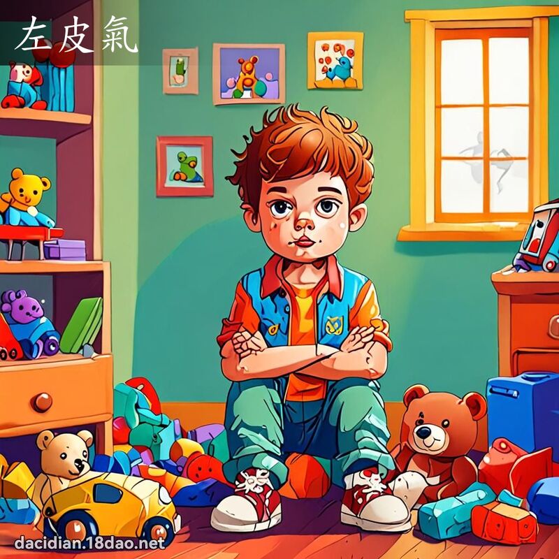 左皮氣 - 國語大辭典配圖