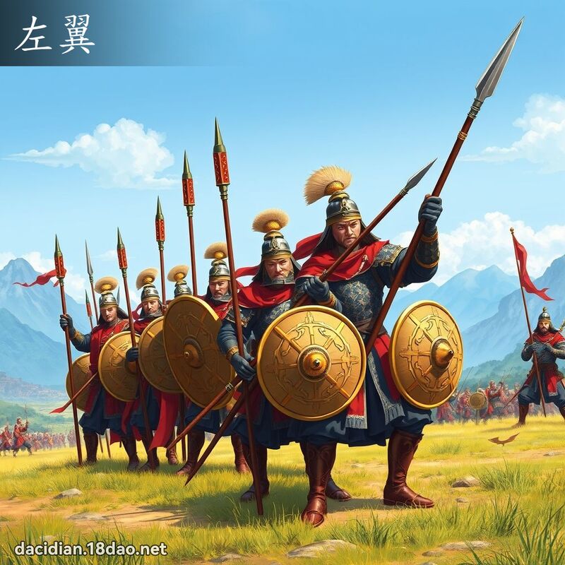 左翼 - 國語大辭典配圖
