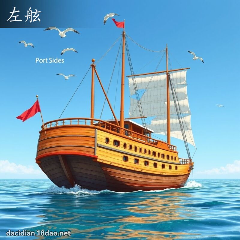 左舷 - 國語大辭典配圖