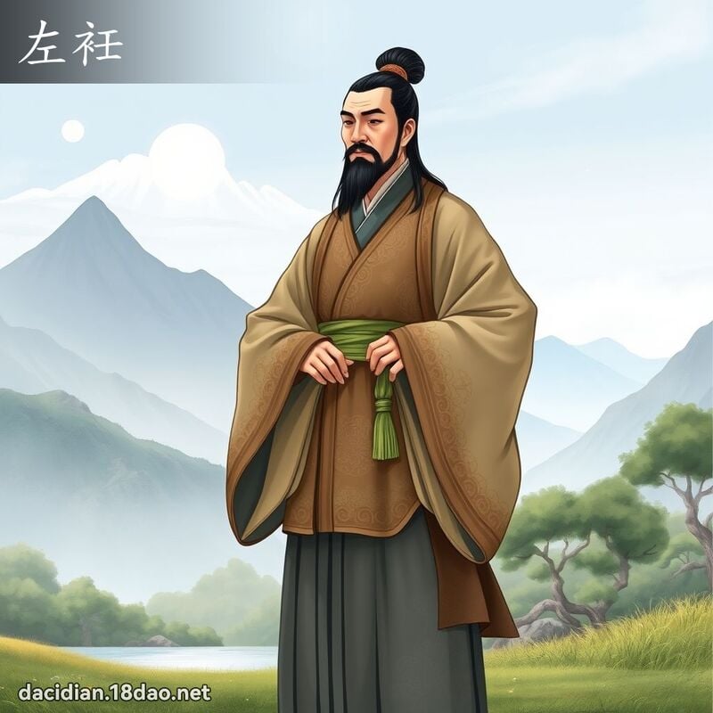 左衽 - 國語大辭典配圖