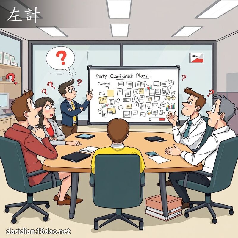 左計 - 國語大辭典配圖