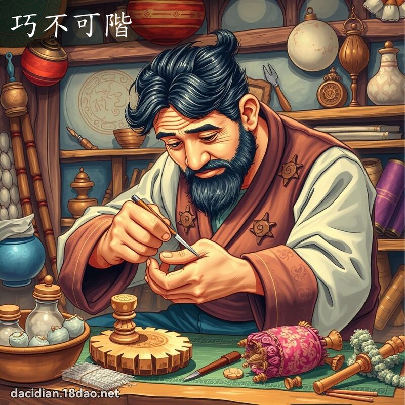 巧不可階 - 國語大辭典配圖