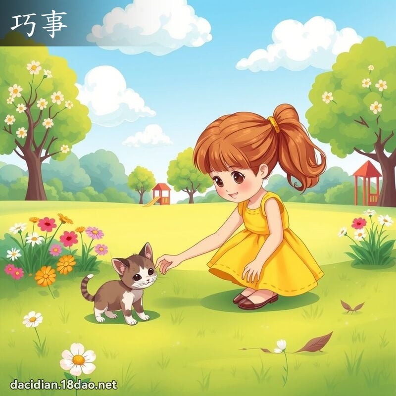巧事 - 國語大辭典配圖
