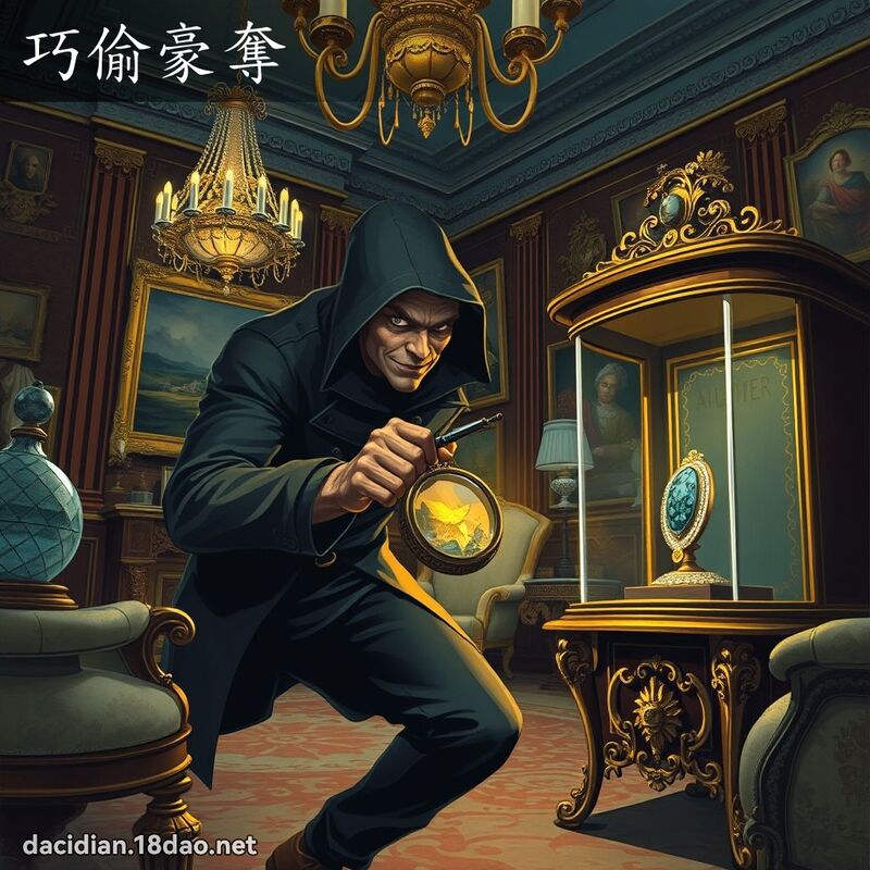 巧偷豪奪 - 國語大辭典配圖