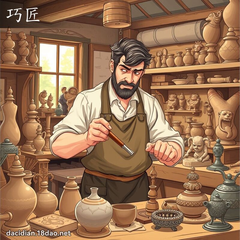 巧匠 - 國語大辭典配圖