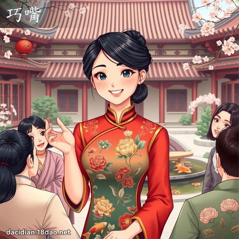 巧嘴 - 國語大辭典配圖