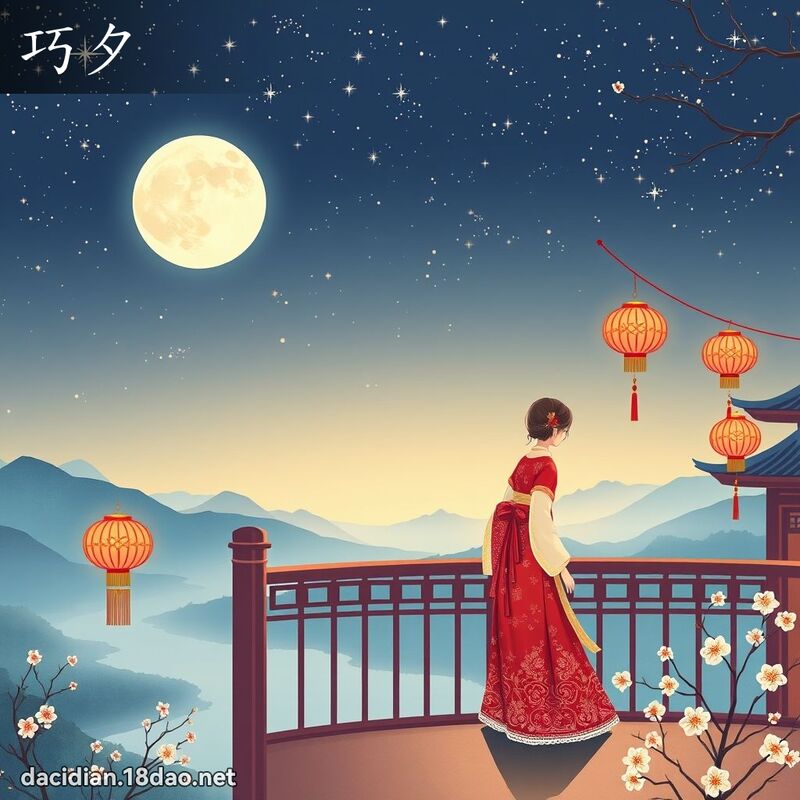 巧夕 - 國語大辭典配圖