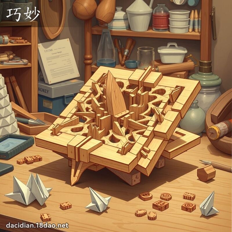 巧妙 - 國語大辭典配圖