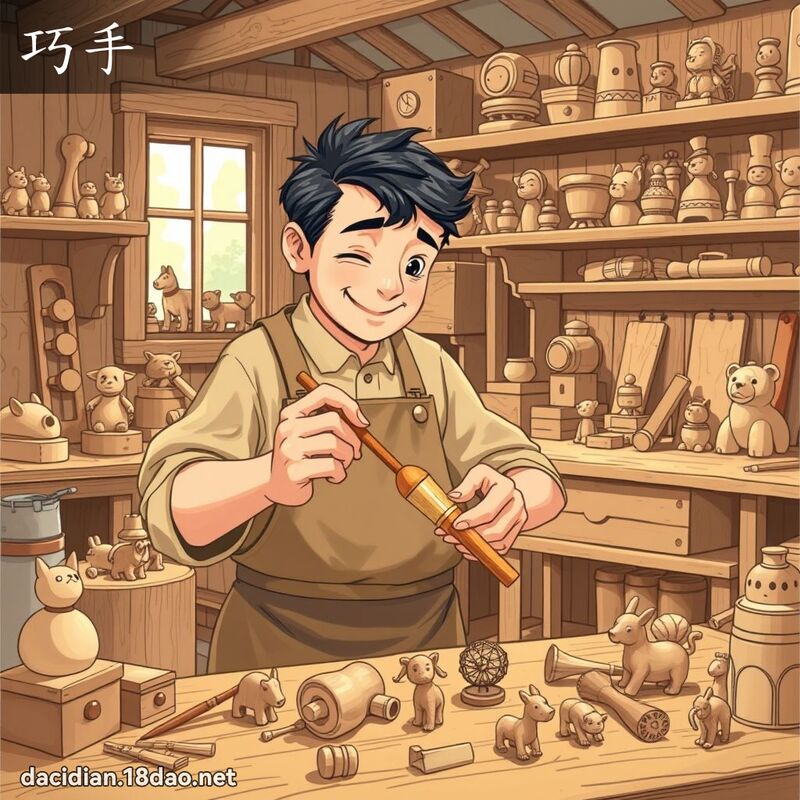 巧手 - 国语大辞典配图