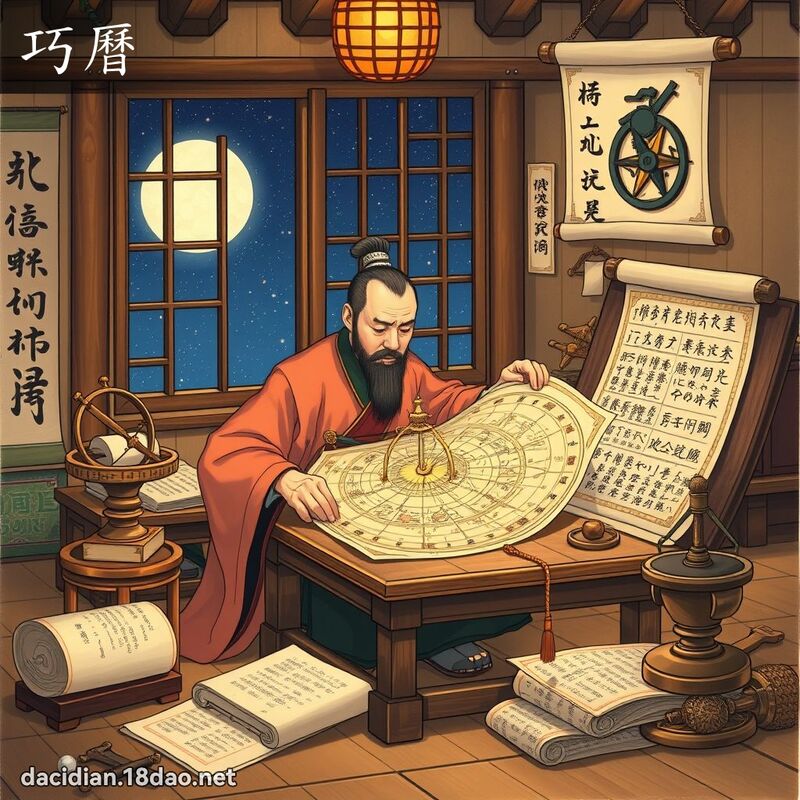 巧历 - 国语大辞典配图