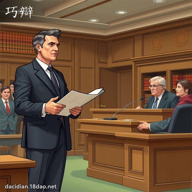 巧辩 - 国语大辞典配图