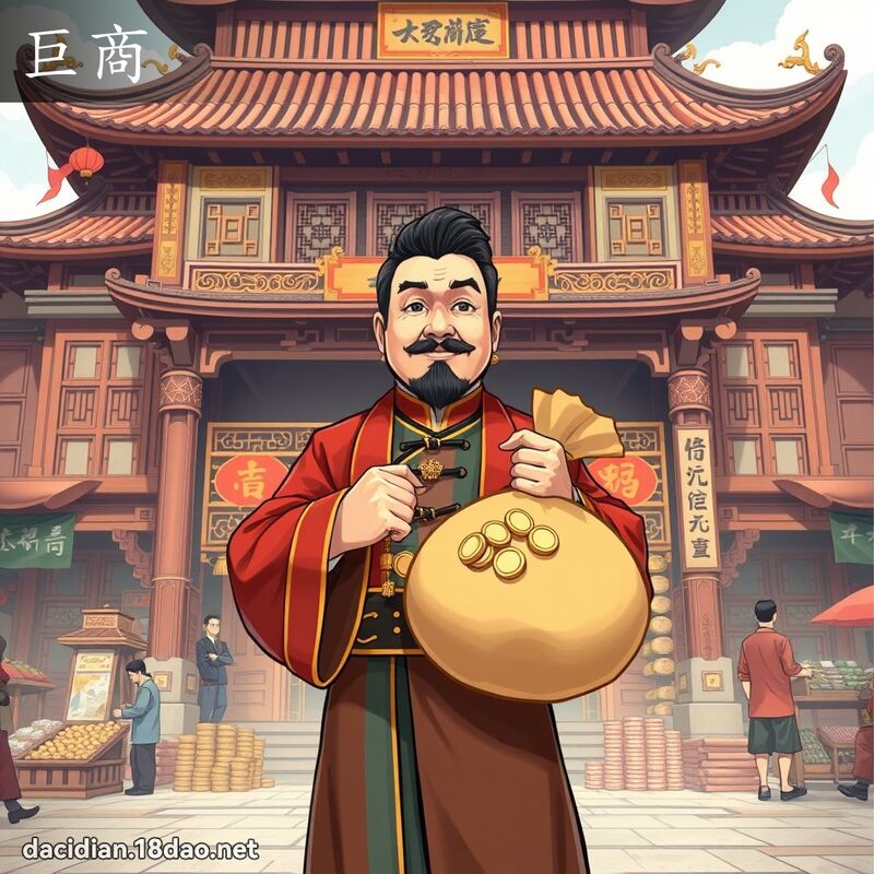 巨商 - 國語大辭典配圖