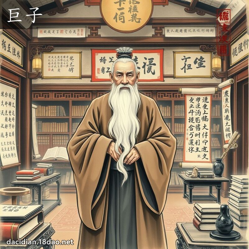巨子 - 國語大辭典配圖