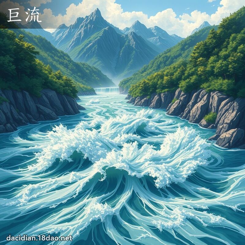 巨流 - 國語大辭典配圖
