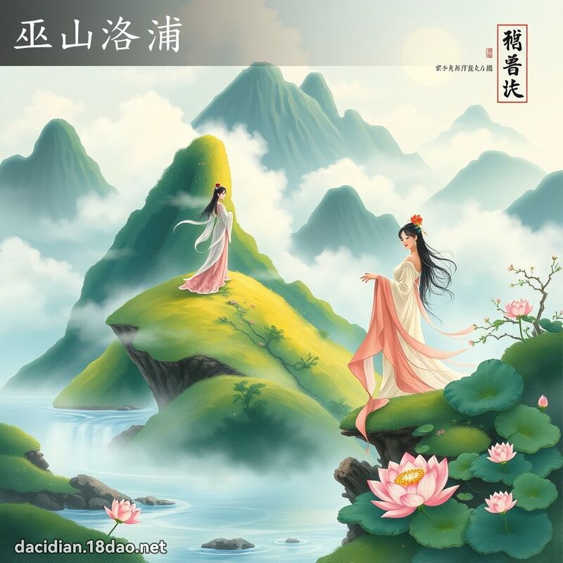 巫山洛浦 - 國語大辭典配圖