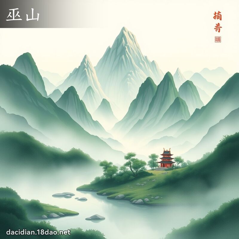 巫山 - 國語大辭典配圖