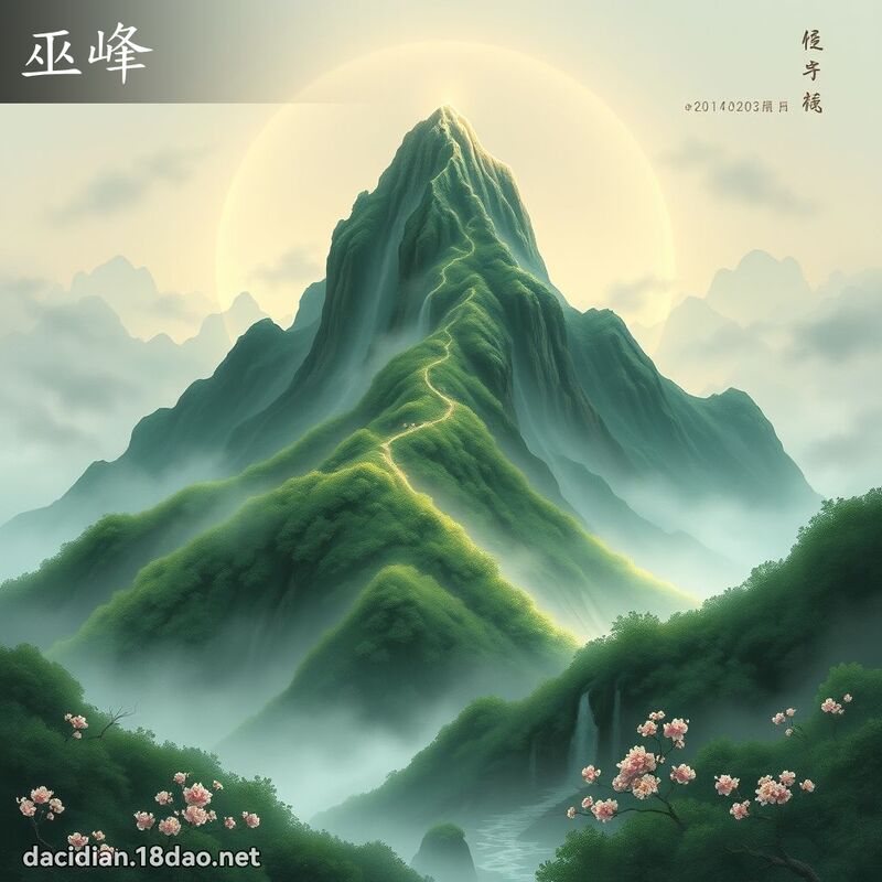 巫峰 - 國語大辭典配圖
