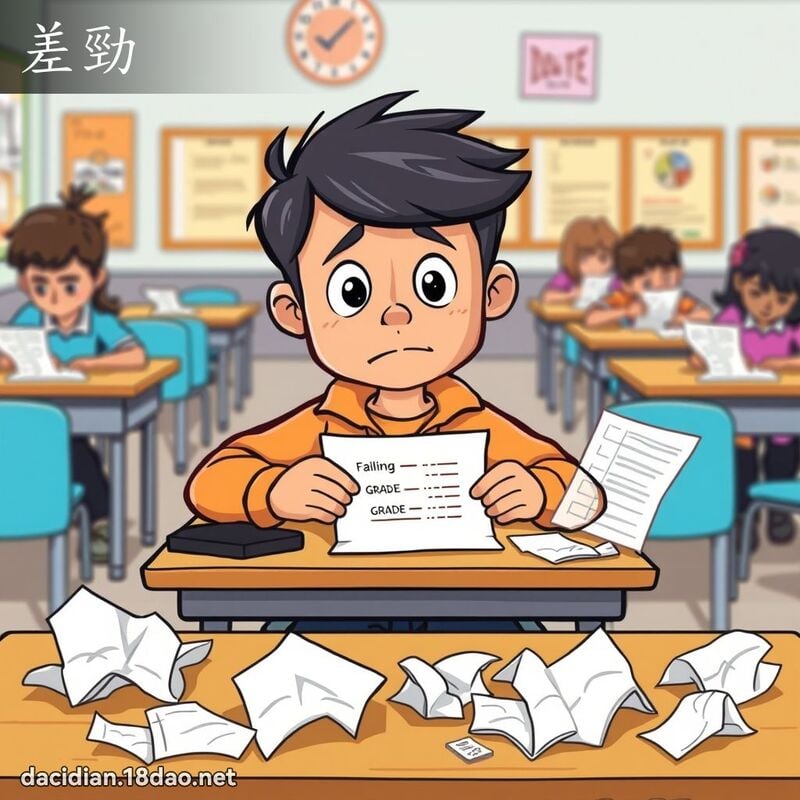 差勁 - 國語大辭典配圖