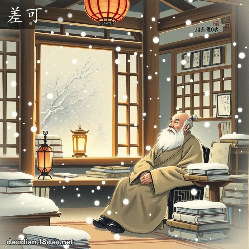 差可 - 國語大辭典配圖