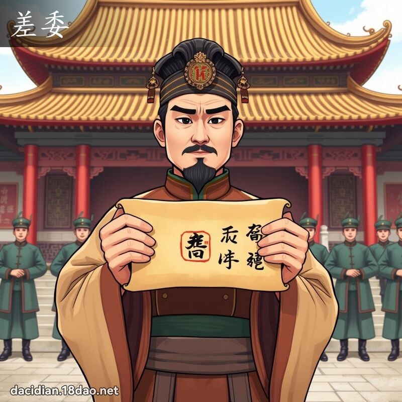 差委 - 国语大辞典配图