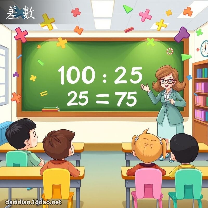 差数 - 国语大辞典配图