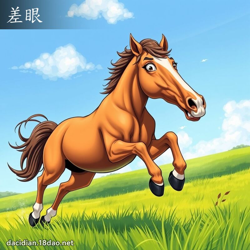 差眼 - 国语大辞典配图
