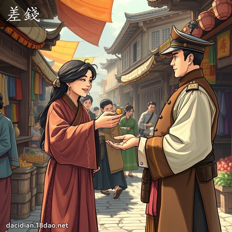 差錢 - 國語大辭典配圖