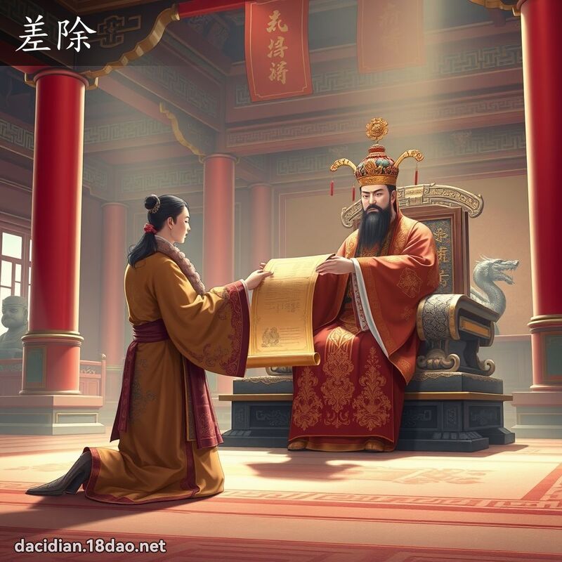 差除 - 國語大辭典配圖