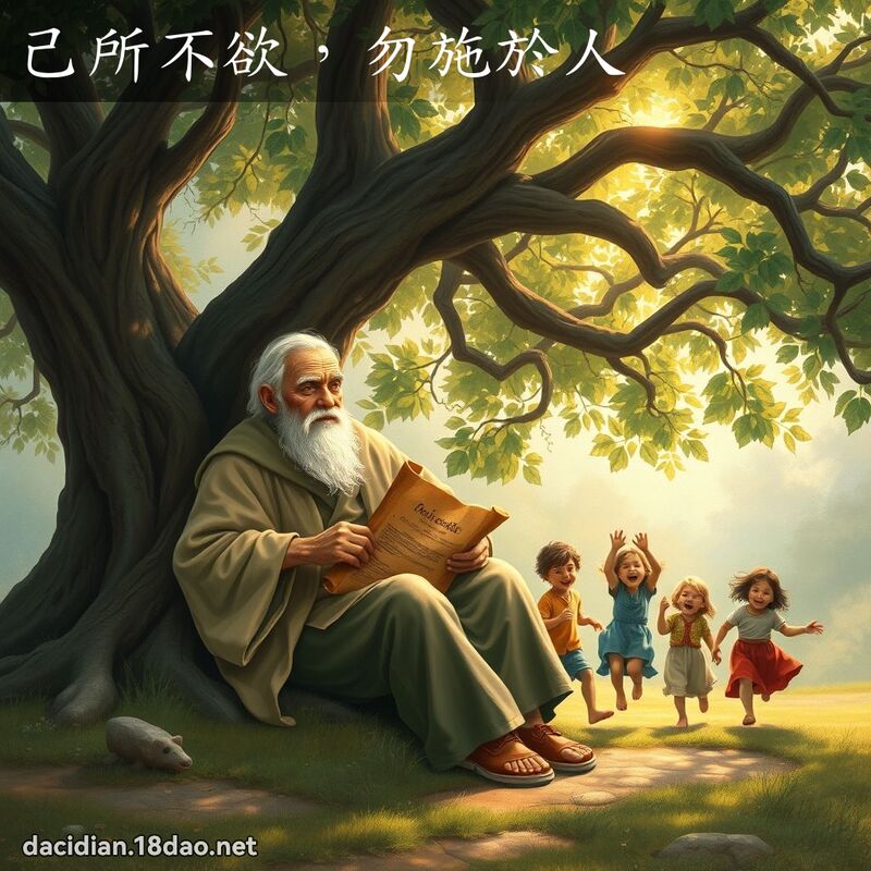 己所不欲，勿施於人 - 国语大辞典配图