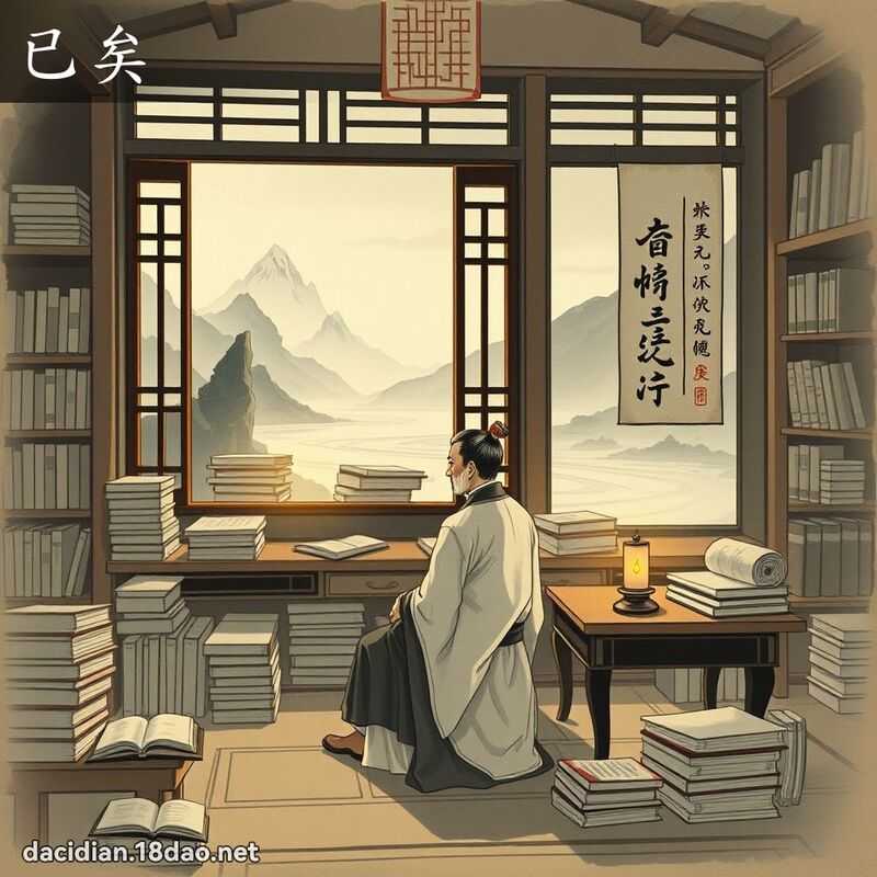 已矣 - 國語大辭典配圖