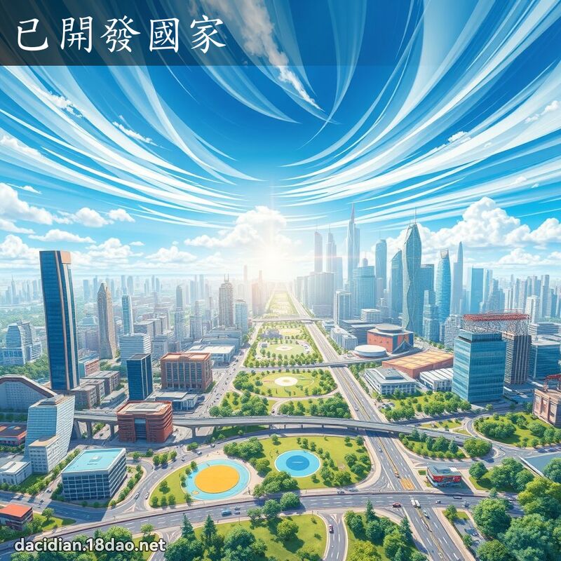 已开发国家 - 国语大辞典配图