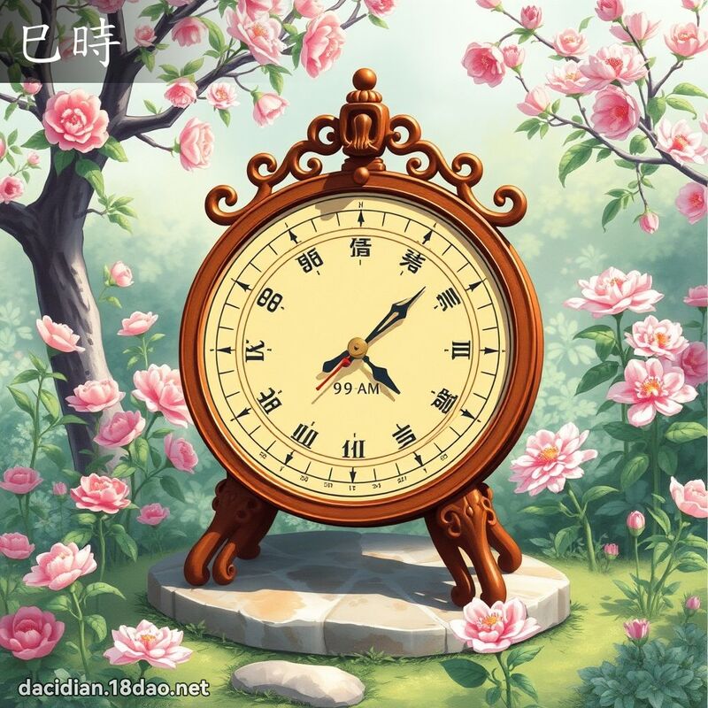 巳時 - 國語大辭典配圖