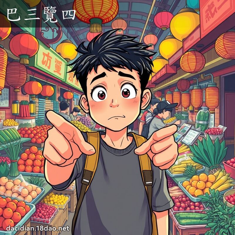 巴三览四 - 国语大辞典配图
