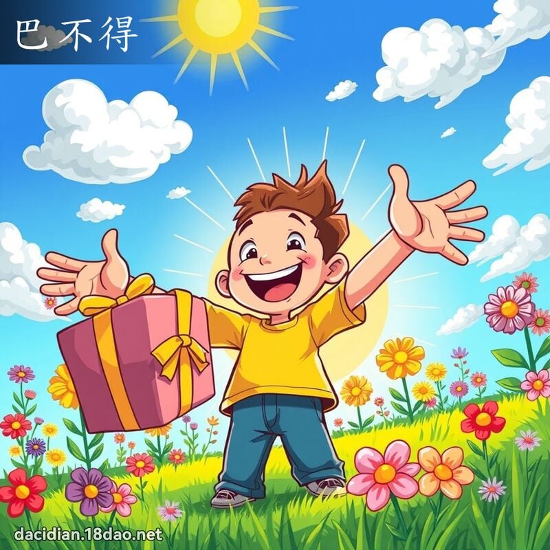 巴不得 - 国语大辞典配图