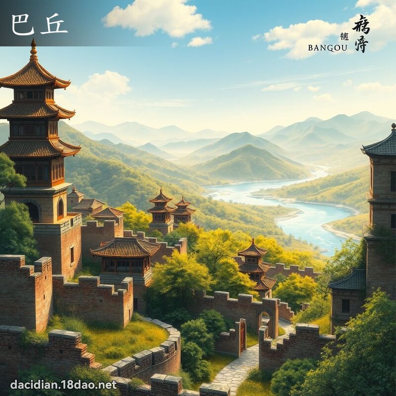 巴丘 - 国语大辞典配图