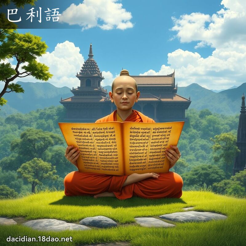 巴利語 - 國語大辭典配圖