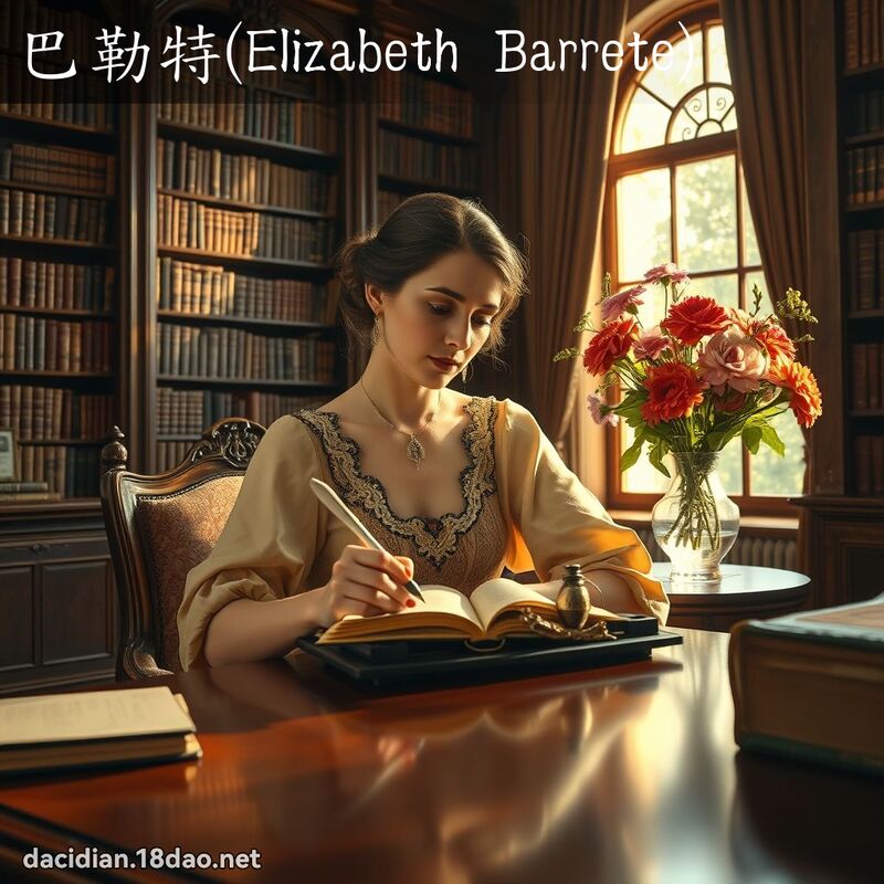 巴勒特(Elizabeth Barrete) - 国语大辞典配图