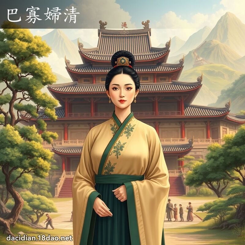 巴寡婦清 - 國語大辭典配圖
