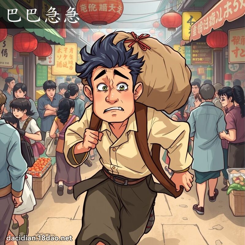 巴巴急急 - 國語大辭典配圖