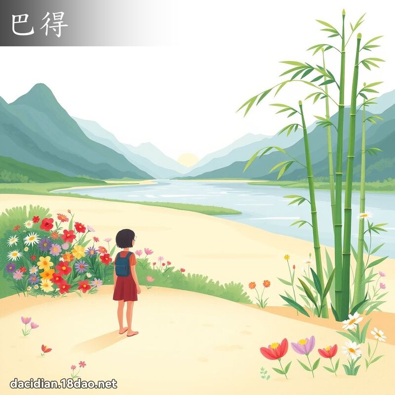 巴得 - 國語大辭典配圖