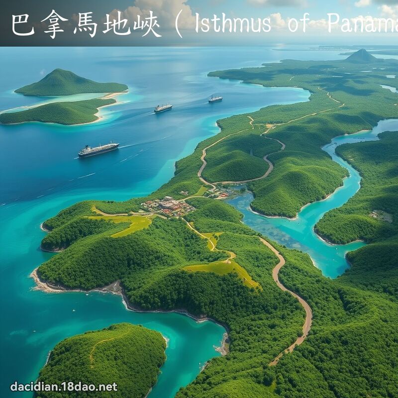 巴拿马地峡（Isthmus of Panama） - 国语大辞典配图