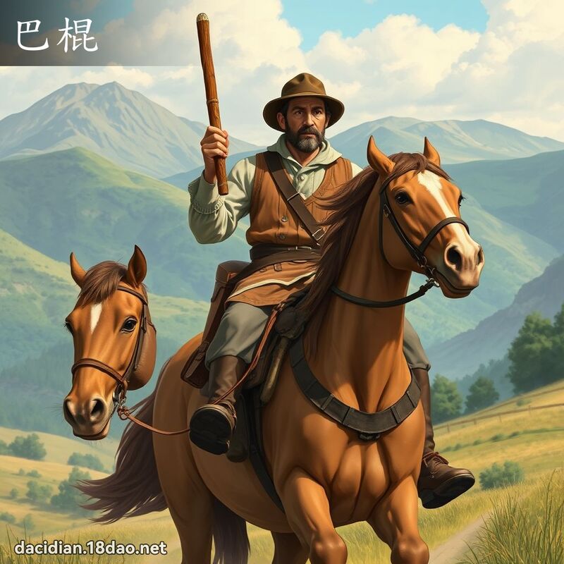 巴棍 - 国语大辞典配图