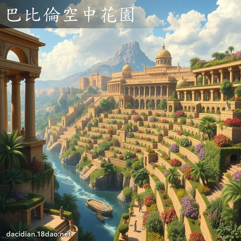 巴比伦空中花园 - 国语大辞典配图