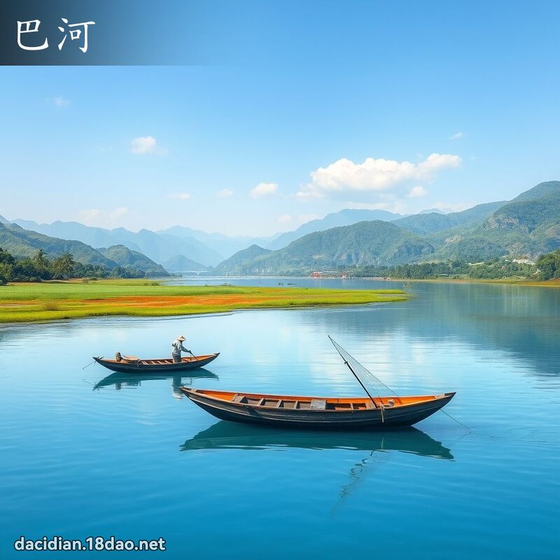 巴河 - 國語大辭典配圖