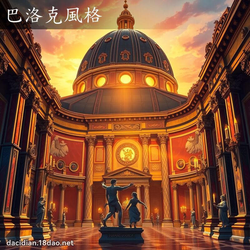 巴洛克風格 - 國語大辭典配圖