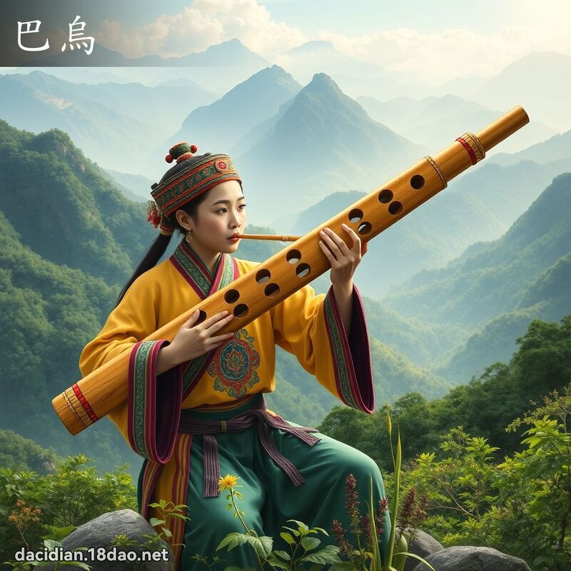 巴烏 - 國語大辭典配圖