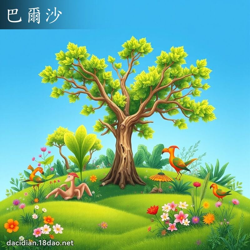 巴尔沙 - 国语大辞典配图