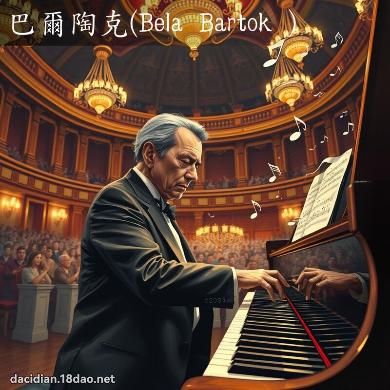 巴尔陶克(Bela Bartok ) - 国语大辞典配图