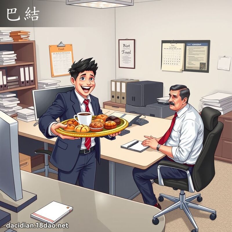 巴结 - 国语大辞典配图